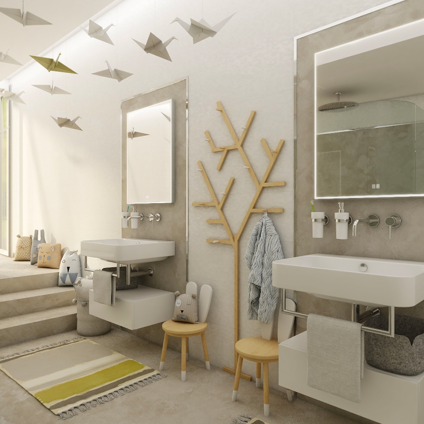NIMCO ZP 13001VX - Specchio da bagno LED dimmerabile con retroilluminazione LED/35W/230V 3000-6500K 70x50 cm IP44