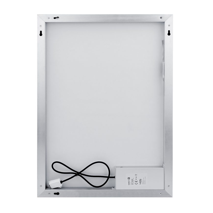 NIMCO ZP 13001VX - Specchio da bagno LED dimmerabile con retroilluminazione LED/35W/230V 3000-6500K 70x50 cm IP44
