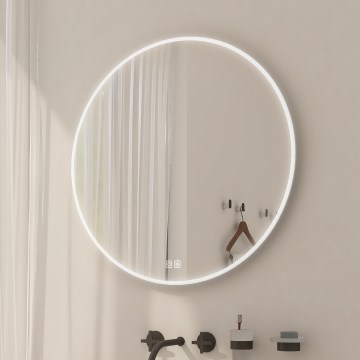 NIMCO ZP 26000RVX - LED Specchio da bagno retroilluminato dimmerabile a LED/26W/230V 3000-6500K Ø 60 cm IP44