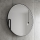 NIMCO ZPC 31001RVX-90 - Specchio da bagno LED dimmerabile con retroilluminazione LED/22W/230V 3000-6500K diametro 70 cm opaco nero IP44