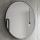 NIMCO ZPC 31002RVX-90 - Specchio da bagno LED dimmerabile con retroilluminazione LED/26W/230V 3000-6500K diametro 80 cm opaco nero IP44