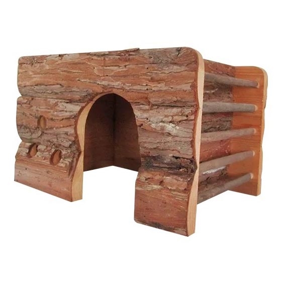 Nobleza - Casetta in legno per roditori 25x40x29cm