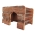 Nobleza - Casetta in legno per roditori 25x40x29cm