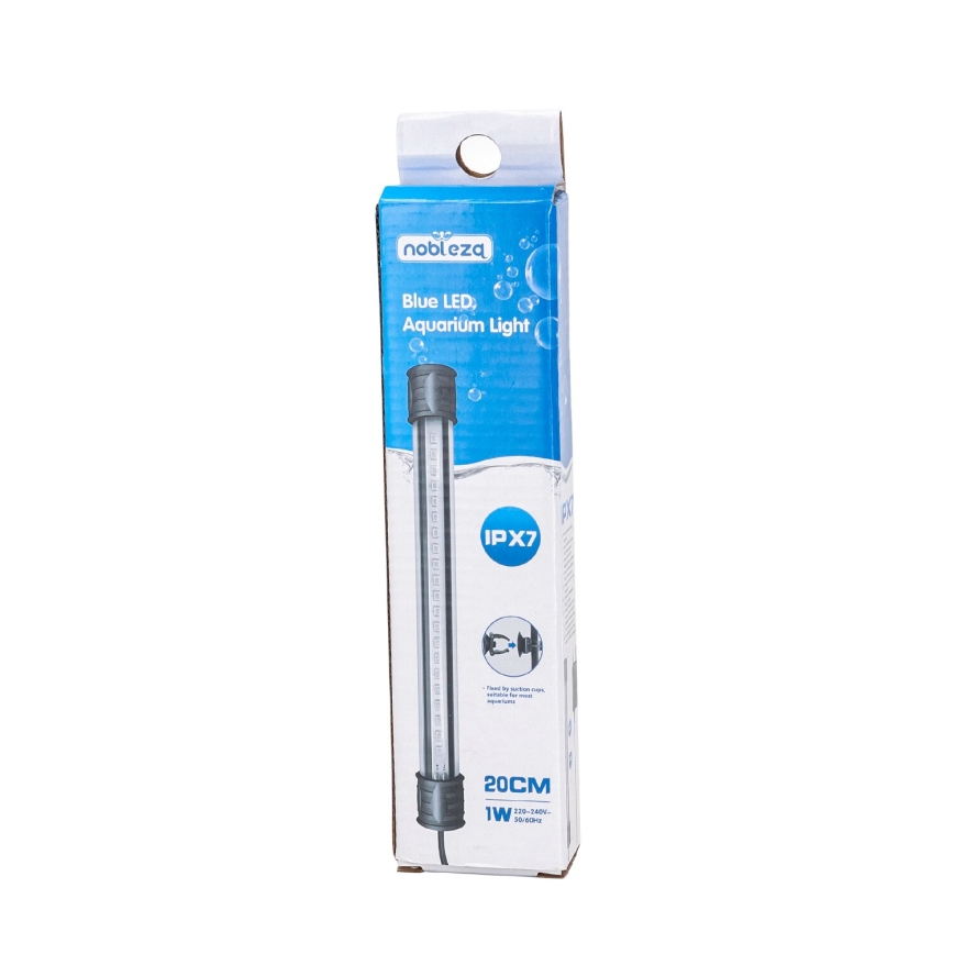 Nobleza - LED Illuminazione acquario LED/1W/230V IPX7 20 cm