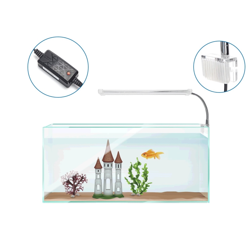 Nobleza - LED Illuminazione acquario LED/6W/230V IPX7 23 cm