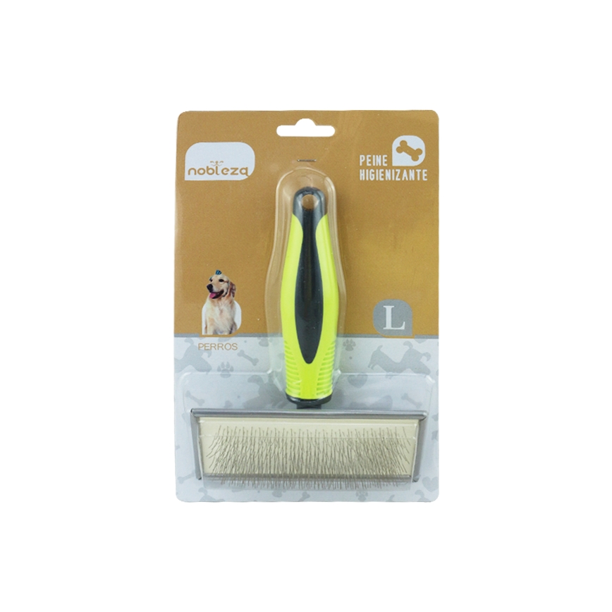 Nobleza - Pettine per cani verde 11,5 cm