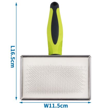 Nobleza - Pettine per cani verde 11,5 cm