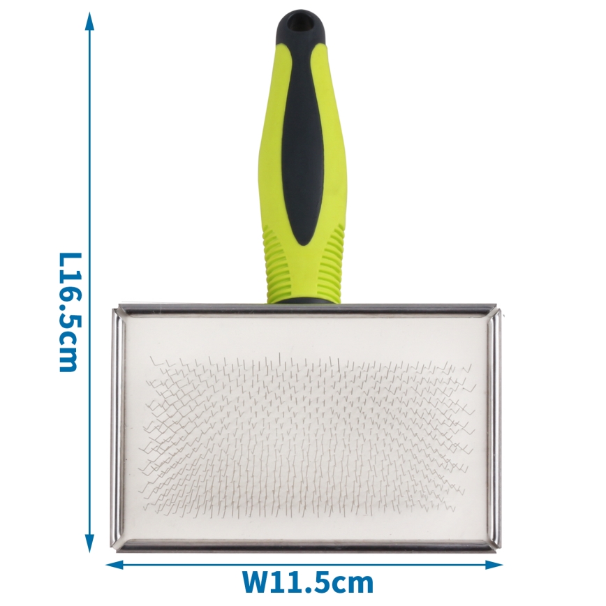 Nobleza - Pettine per cani verde 11,5 cm