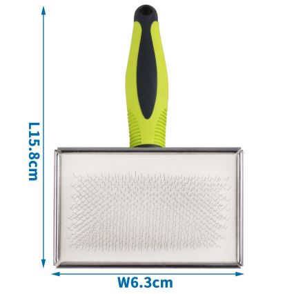 Nobleza - Pettine per cani verde 6,3 cm