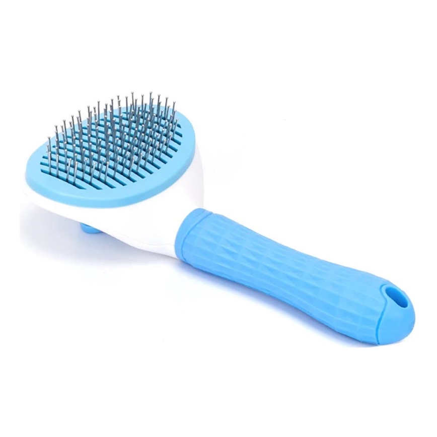 Nobleza - Pettine per cani	e gatti blu 11 cm