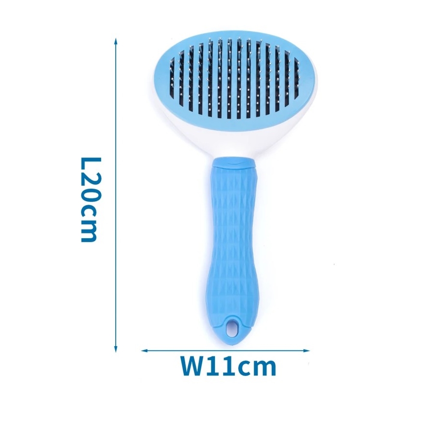 Nobleza - Pettine per cani	e gatti blu 11 cm
