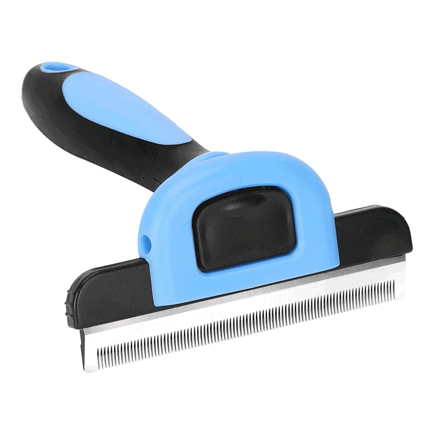 Nobleza - Spazzola per cani e gatti blu 10,5 cm