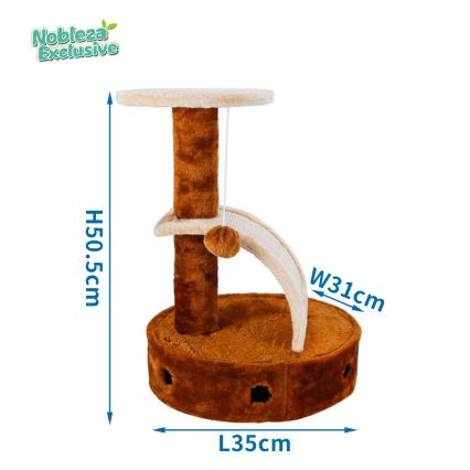 Nobleza - tiragraffi 50,5x35x31cm marrone