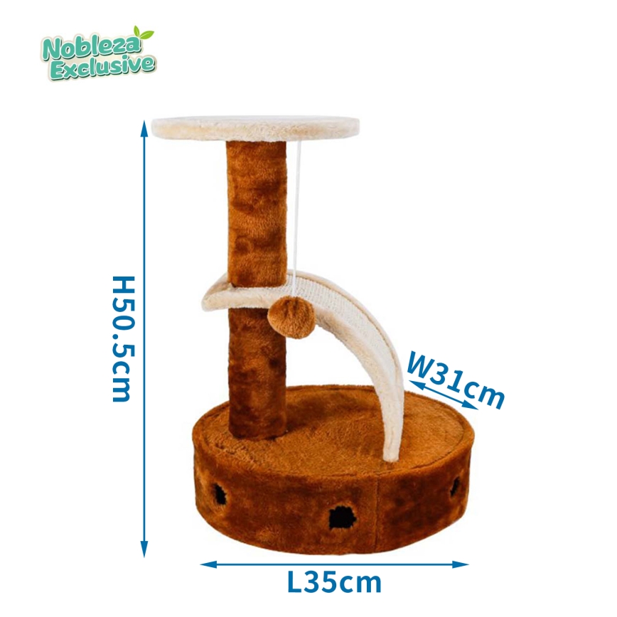 Nobleza - tiragraffi 50,5x35x31cm marrone