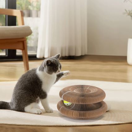 Nobleza - Tiragraffi per gatti 3 in 1 marrone