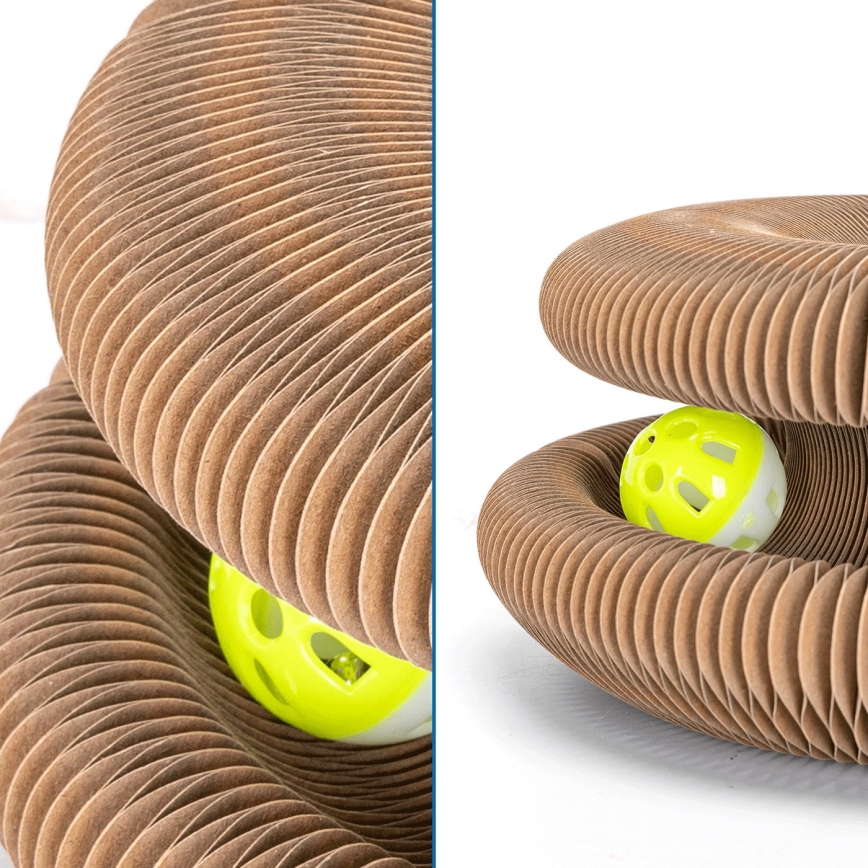 Nobleza - Tiragraffi per gatti 3 in 1 marrone