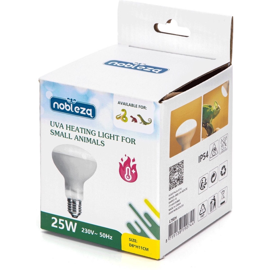 Nobleza - UVA Lampadina per terrari E27/25W/230V IP54