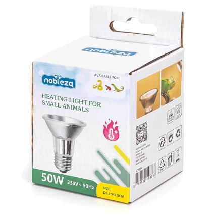 Nobleza - UVB Lampadina per terrari E27/50W/230V