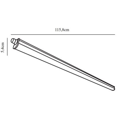 Nordlux - Apparecchio LED tecnico WESTPORT LED/39W/230V 4000K IP65