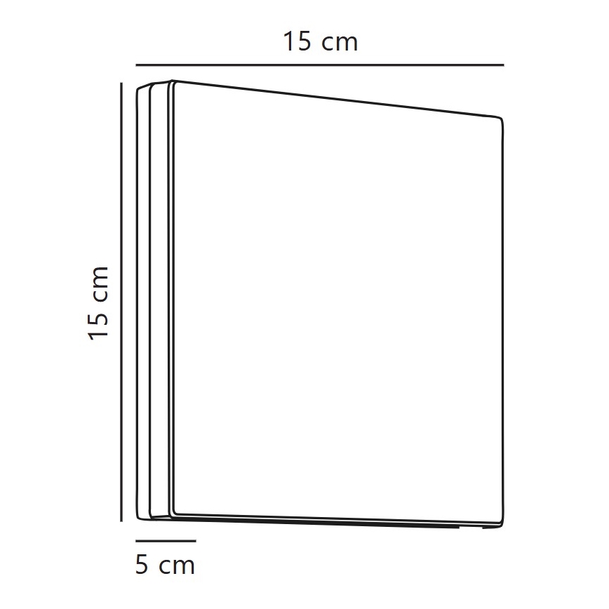 Nordlux - Applique a LED da esterno ARTEGO LED/7,2W/230V 3000K IP54