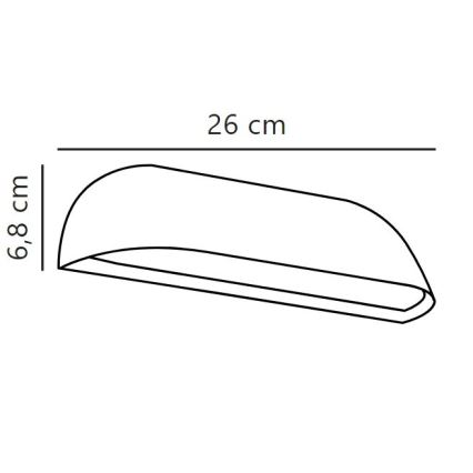 Nordlux - Applique a LED da esterno FRONT LED/9,5W/230V IP44