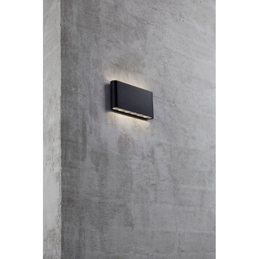 Nordlux - Applique a LED da esterno KINVER LED/8,5W/230V IP54 nero