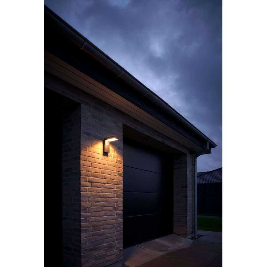 Nordlux - Applique a LED solare con sensore ALYA LED/5W/3,7V IP44