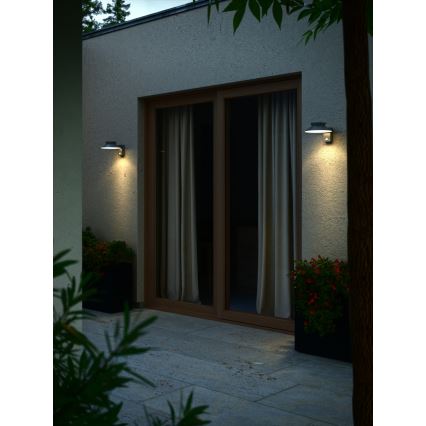 Nordlux - Applique a LED solare con sensore JUSTINA LED/5W/3,7V IP44