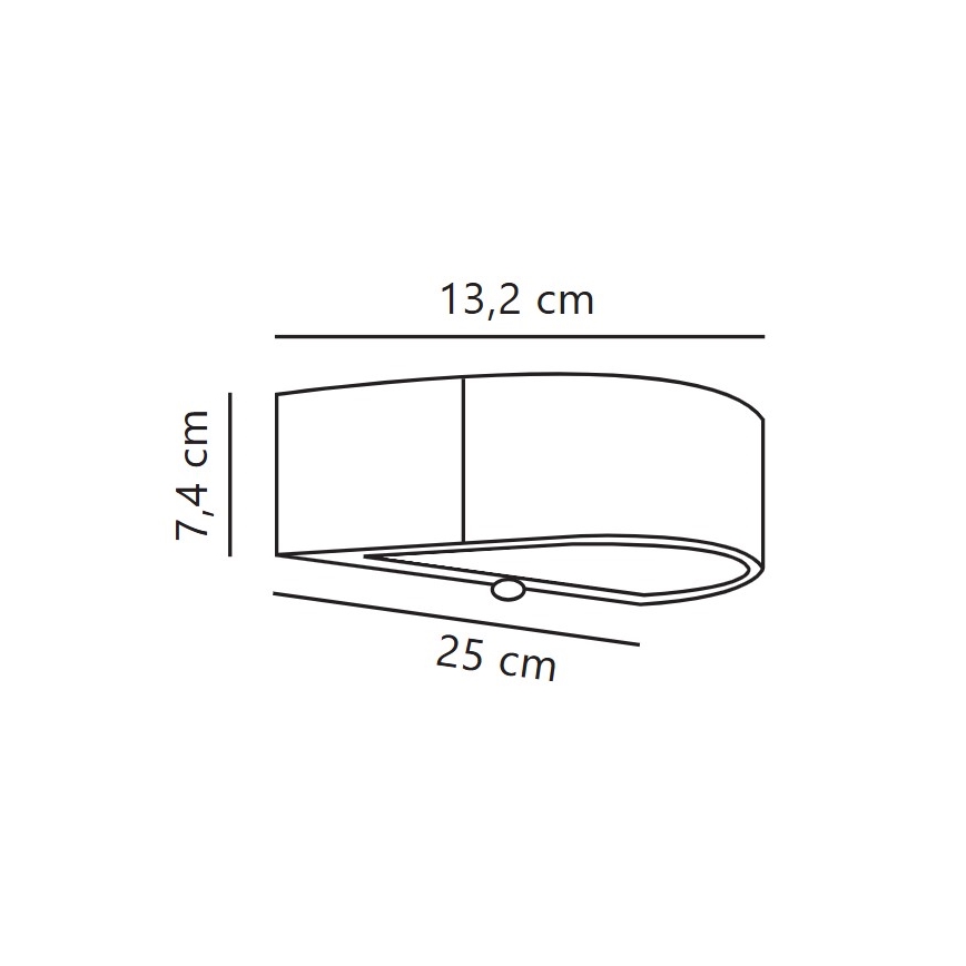 Nordlux - Applique a LED solare con sensore MONAY LED/5W/5V 3000K IP44