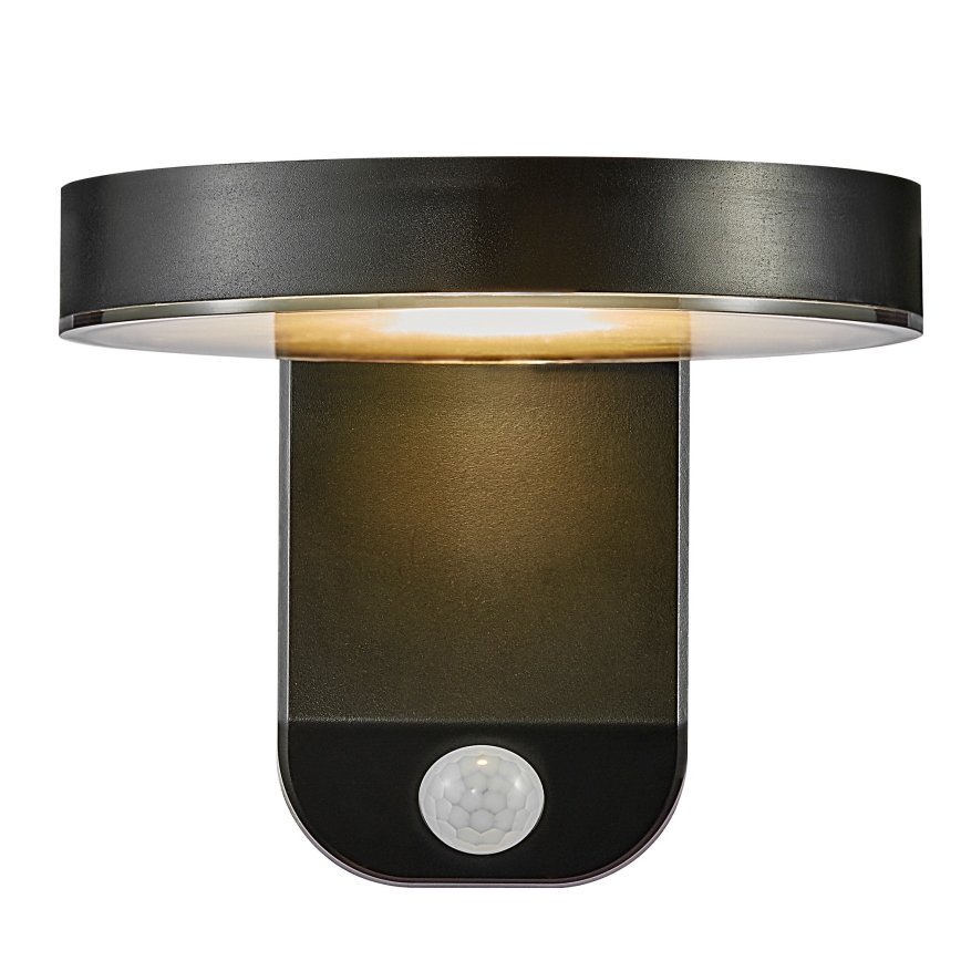 Nordlux - Applique a LED solare con sensore RICA LED/5W/3,7V IP44 arrotondato