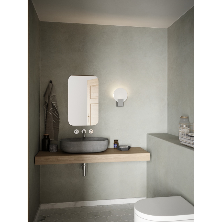 Nordlux - Applique da bagno dimmerabile a LED HESTER LED/9,5W/230V bianco