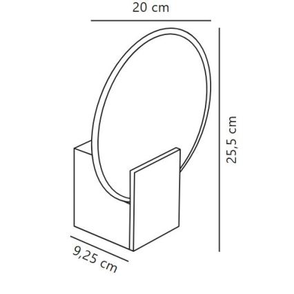 Nordlux - Applique da bagno dimmerabili a LED HESTER LED/9,5W/230V IP44 bianco