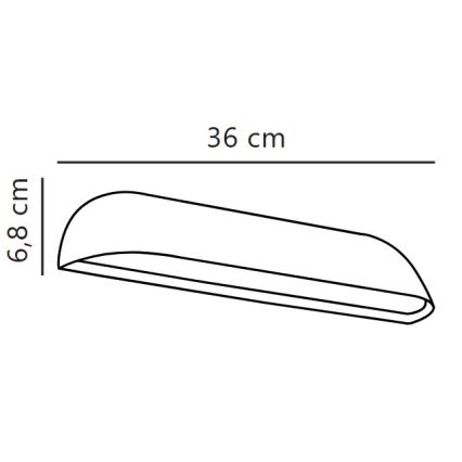Nordlux - Applique da esterno a LED FRONT LED/11W/230V IP44