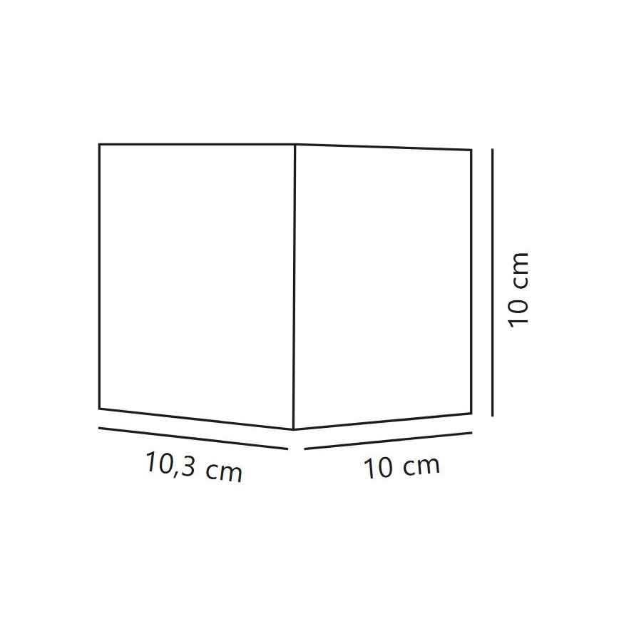 Nordlux - Applique da esterno a LED MILDA LED/4,9W/230V IP44 nero