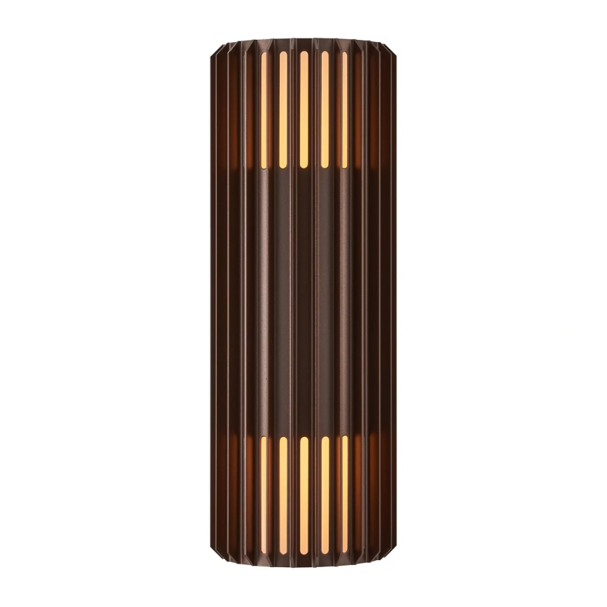 Nordlux - Applique da esterno ALUDRA 2xE27/15W/230V IP54 marrone