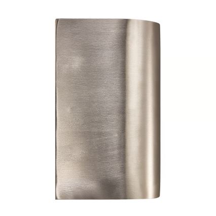 Nordlux - Applique da esterno CANTO 2xGU10/28W/230V IP44 acciaio inox