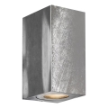 Nordlux - Applique da esterno CANTO 2xGU10/28W/230V IP44 argento