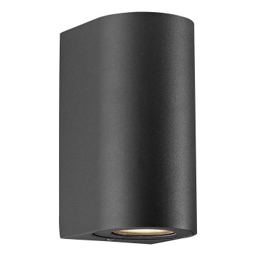 Nordlux - Applique da esterno CANTO 2xGU10/28W/230V IP44 nero