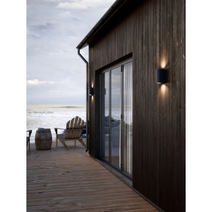 Nordlux - Applique da esterno CANTO 2xGU10/28W/230V IP44 nero
