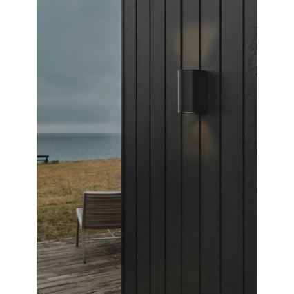 Nordlux - Applique da esterno CANTO 2xGU10/28W/230V IP44 nero