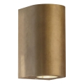Nordlux - Applique da esterno CANTO 2xGU10/28W/230V IP44 ottone