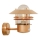 Nordlux - Applique da esterno con sensore BLOKHUS 1xE27/60W/230V IP54 rame