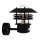 Nordlux - Applique da esterno con sensore VEJERS 1xE27/60W/230V IP54 nera