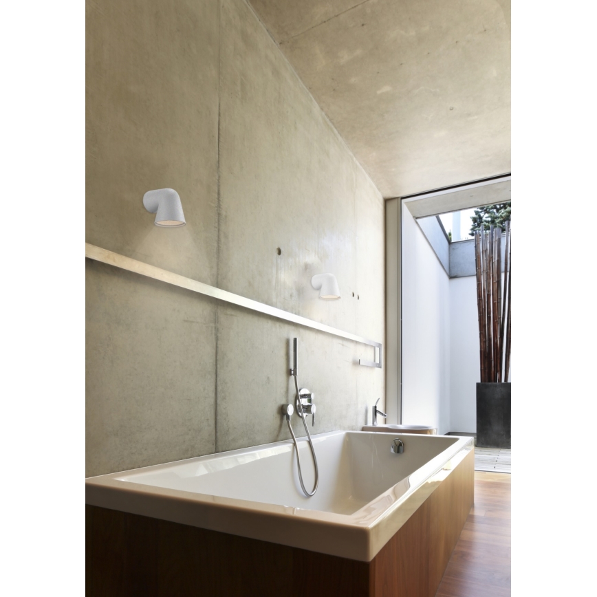 Nordlux - Applique da esterno FRONT 1xGU10/28W/230V IP44 bianco
