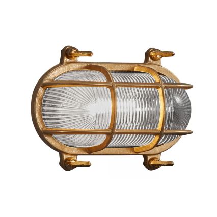 Nordlux - Applique da esterno HELFORD 1xE27/12,5W/230V IP64 ottone
