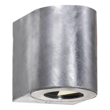 Nordlux - Applique da esterno LED CANTO 2xLED/6W/230V IP44 argento