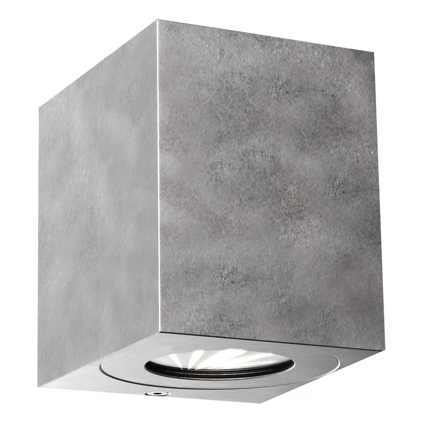 Nordlux - Applique da esterno LED CANTO 2xLED/6W/230V IP44 argento