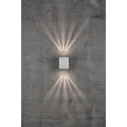 Nordlux - Applique da esterno LED CANTO 2xLED/6W/230V IP44 bianca
