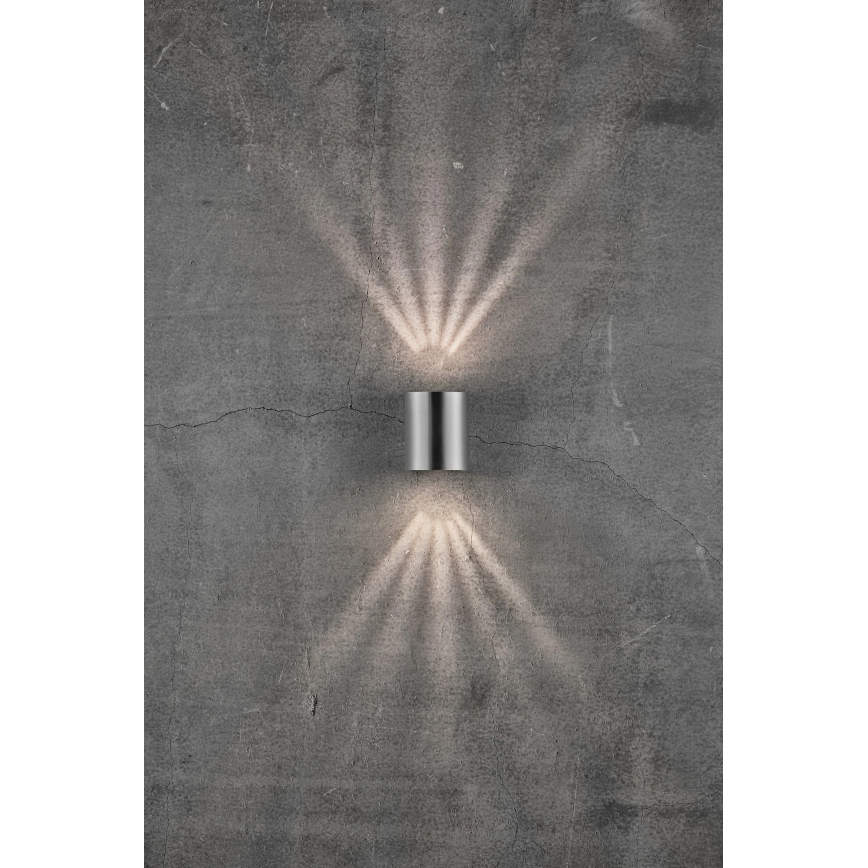 Nordlux - Applique da esterno LED CANTO 2xLED/6W/230V IP44 in acciaio inox