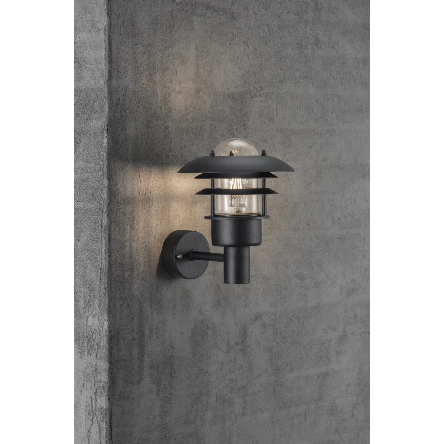Nordlux - Applique da esterno LONSTRUP 1xE27/60W/230V IP44 nero